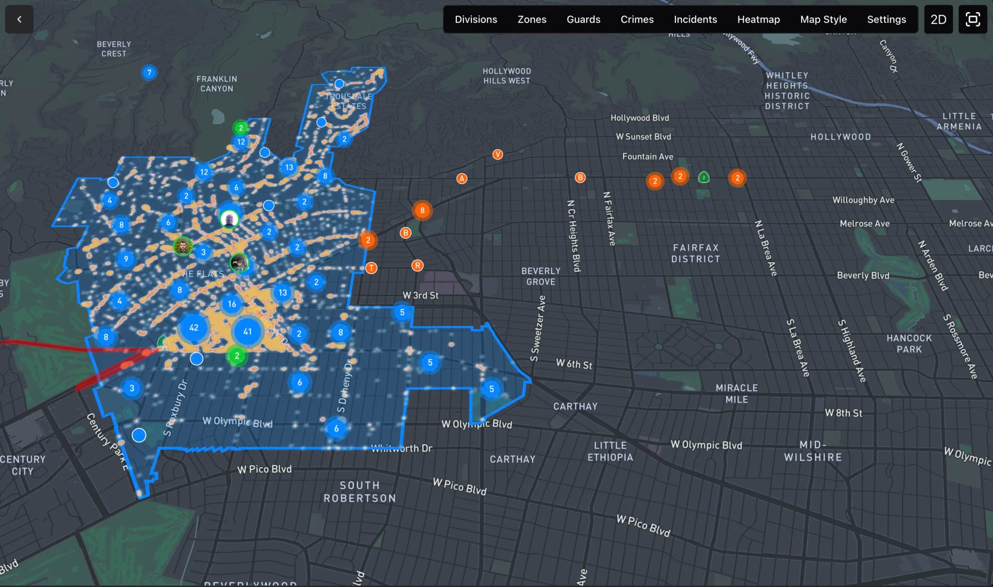 Saffely Heatmap View